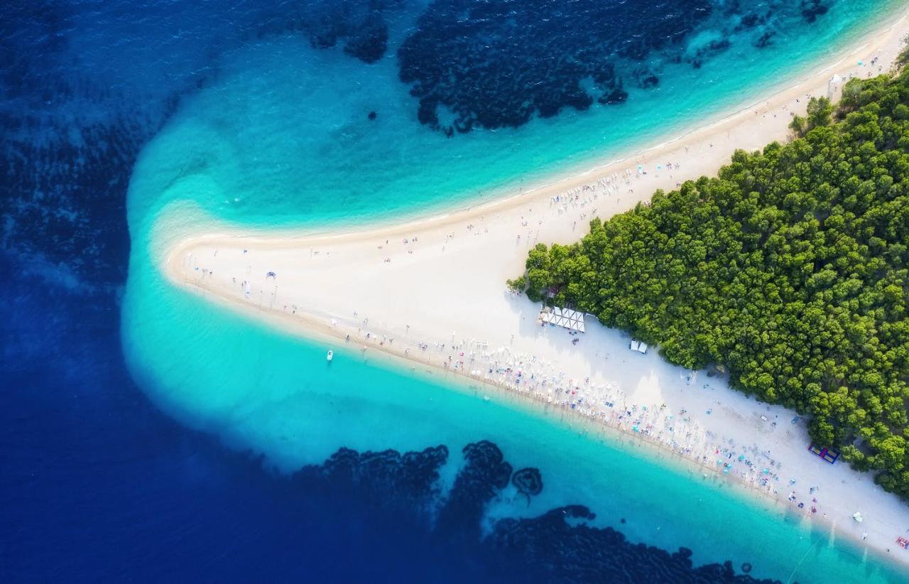 Beach Apartments Borovina Stanici Bagian luar foto