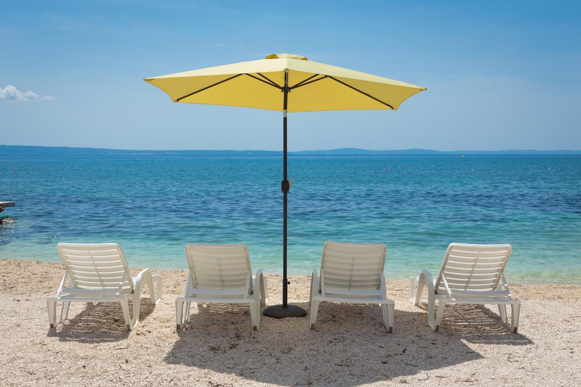 Beach Apartments Borovina Stanici Bagian luar foto
